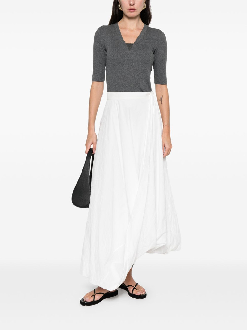 Brunello Cucinelli Cotton V-Necked Sweater outlook