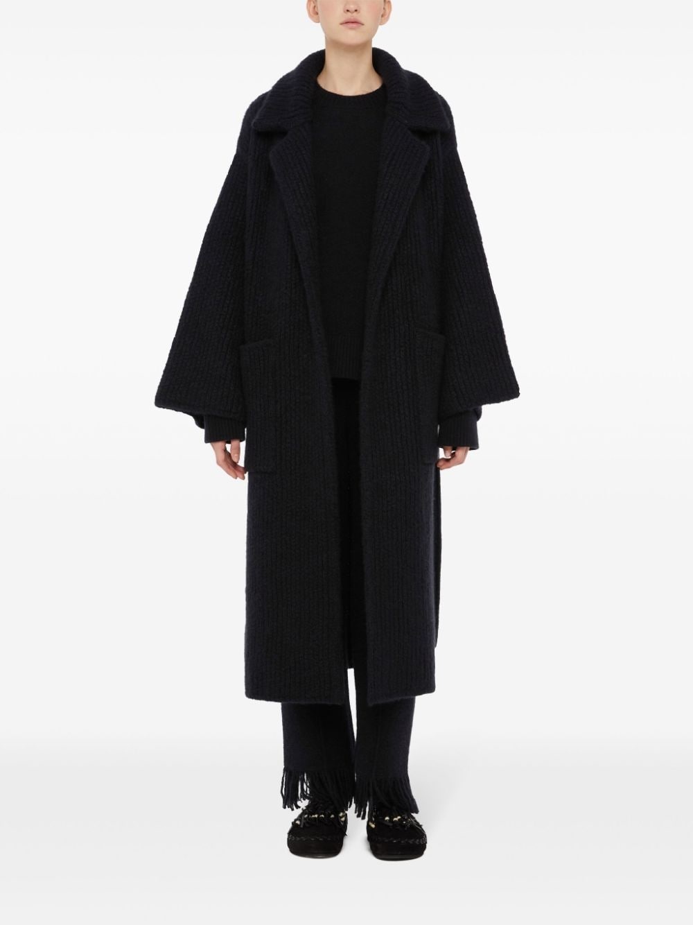 knitted robe coat - 3