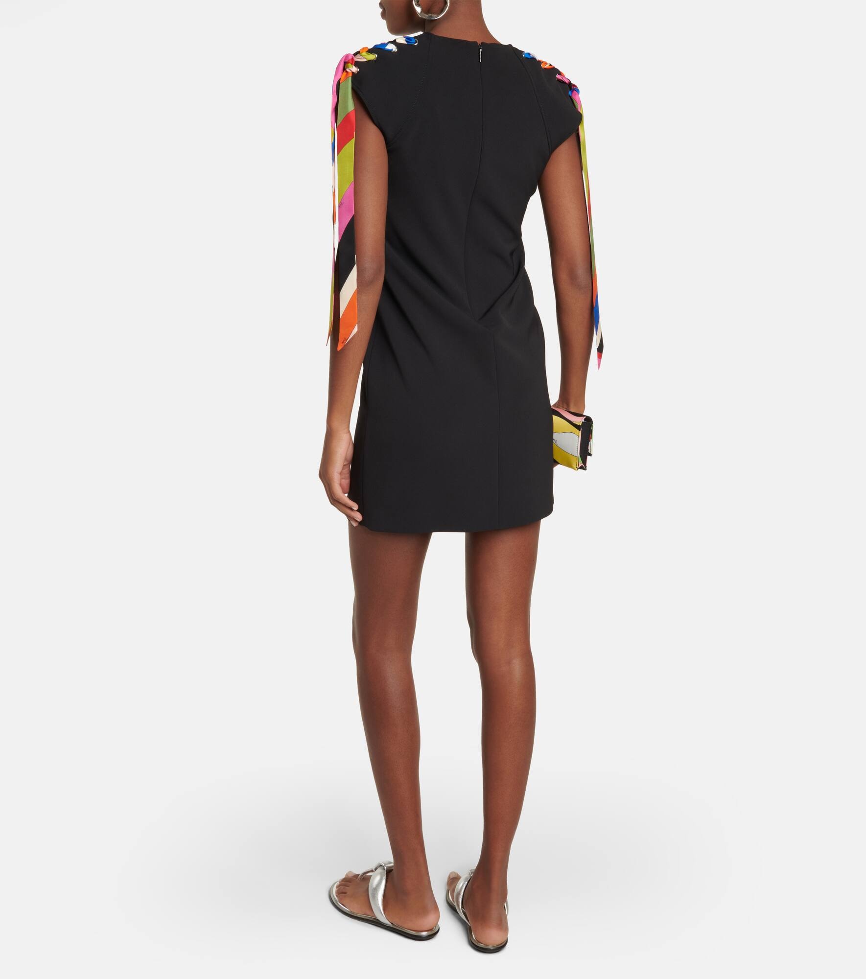 Self-tie minidress - 3