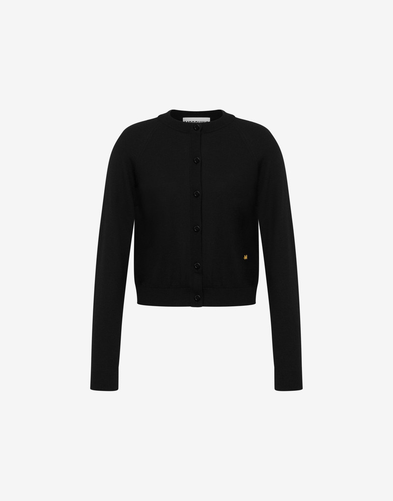 GOLDEN M WOOL AND SILK CARDIGAN 1