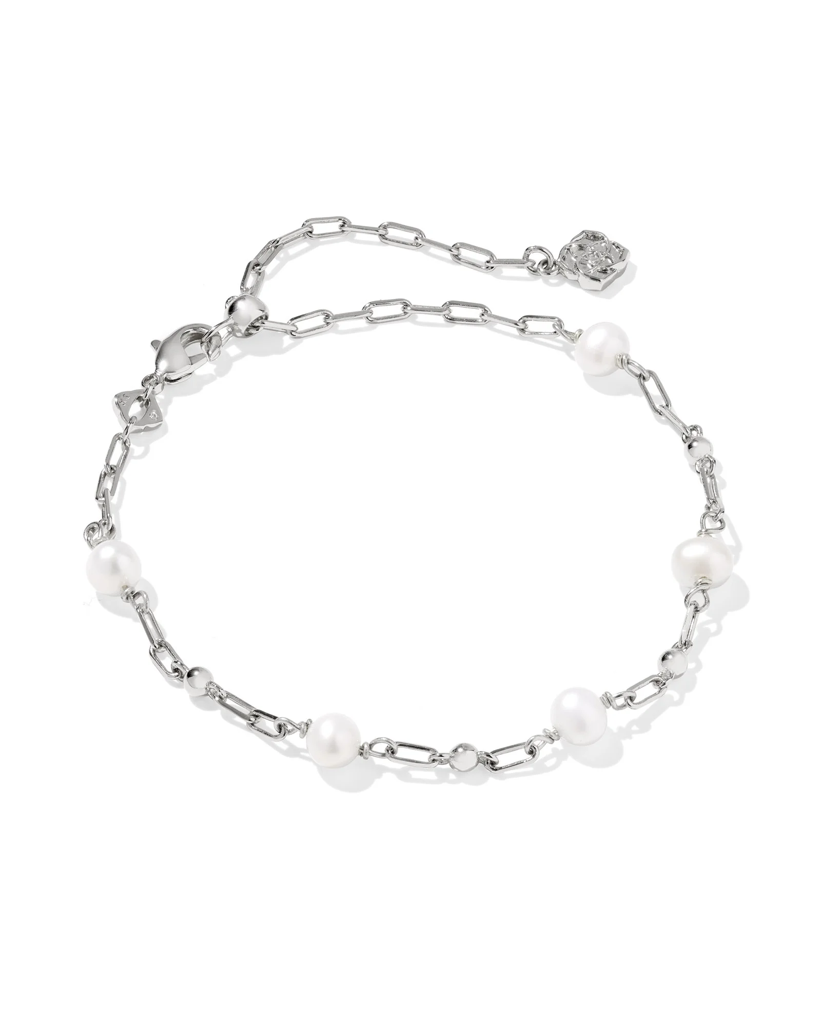 Ashton Silver Delicate Chain Bracelet - 1