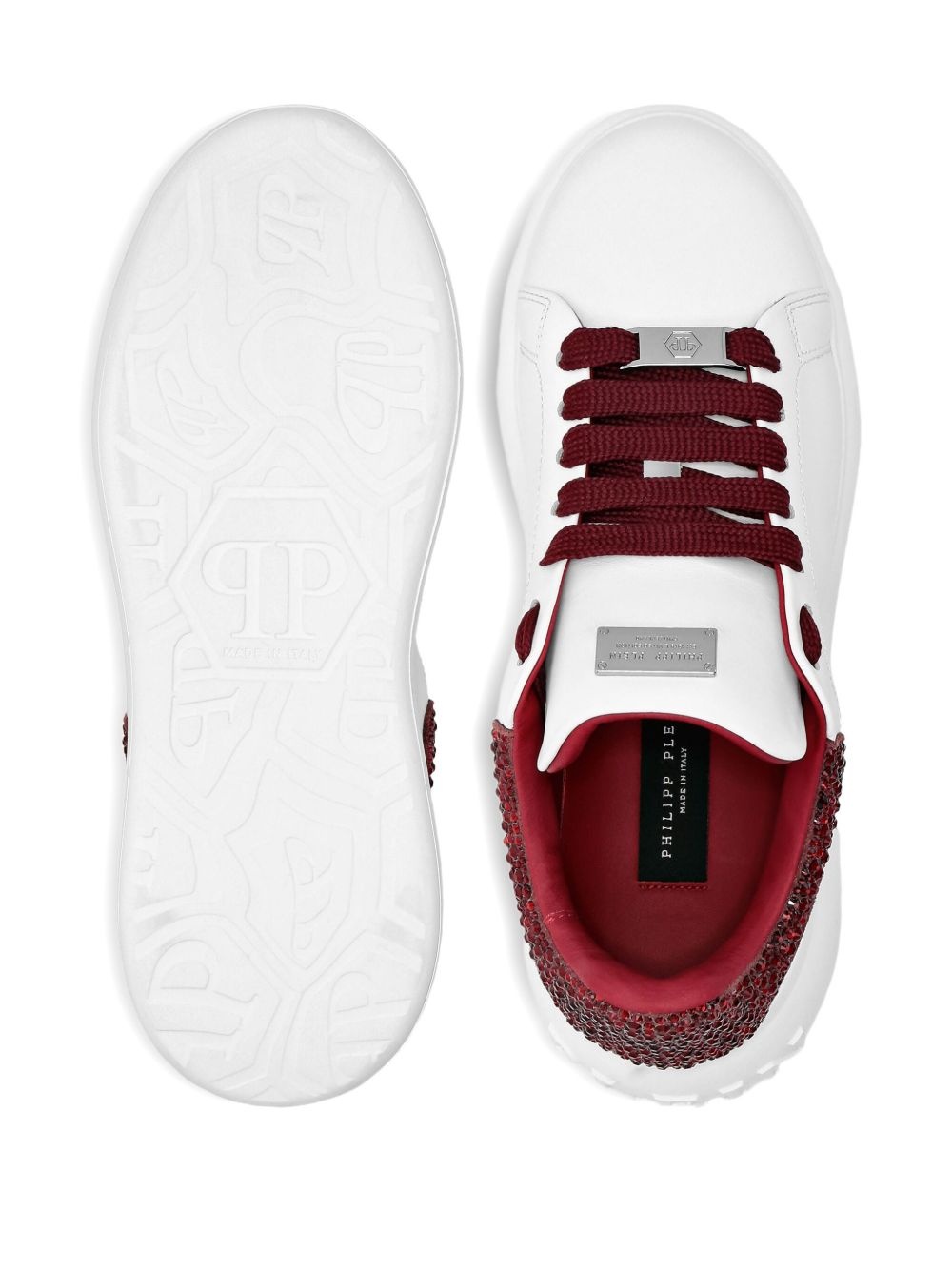 rhinestone-embellished sneakers - 4