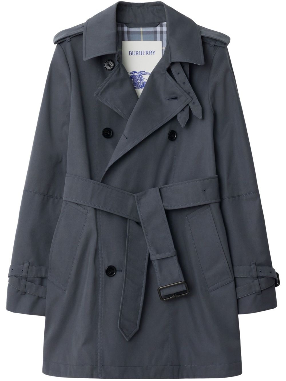 short trench coat - 1