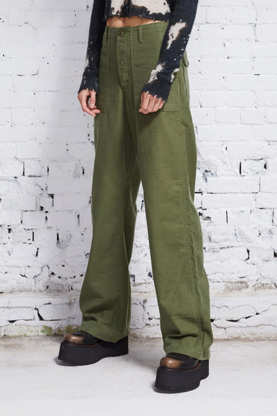R13 Wide Leg Utility Pant - Olive | R13 outlook
