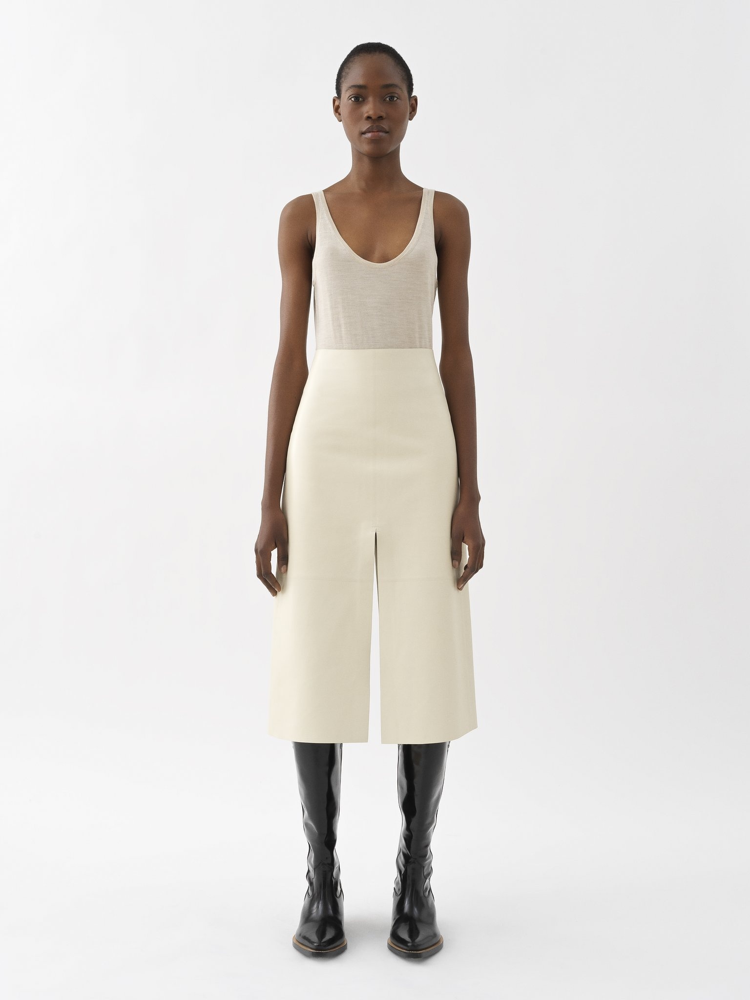 STRAIGHT MIDI SKIRT - 2