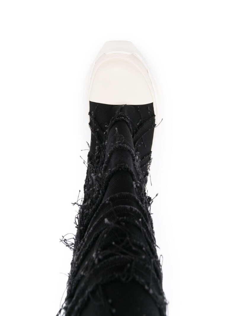 Slashed Fogachine high-top sneakers 4