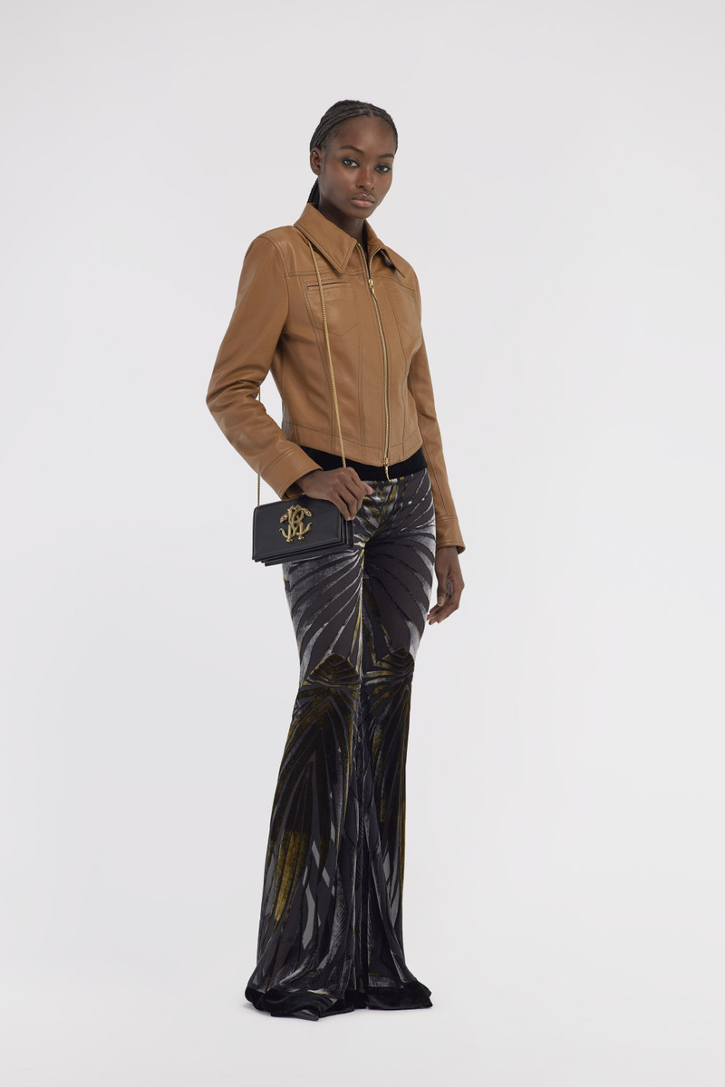 Roberto Cavalli Flare Velvet Trousers outlook
