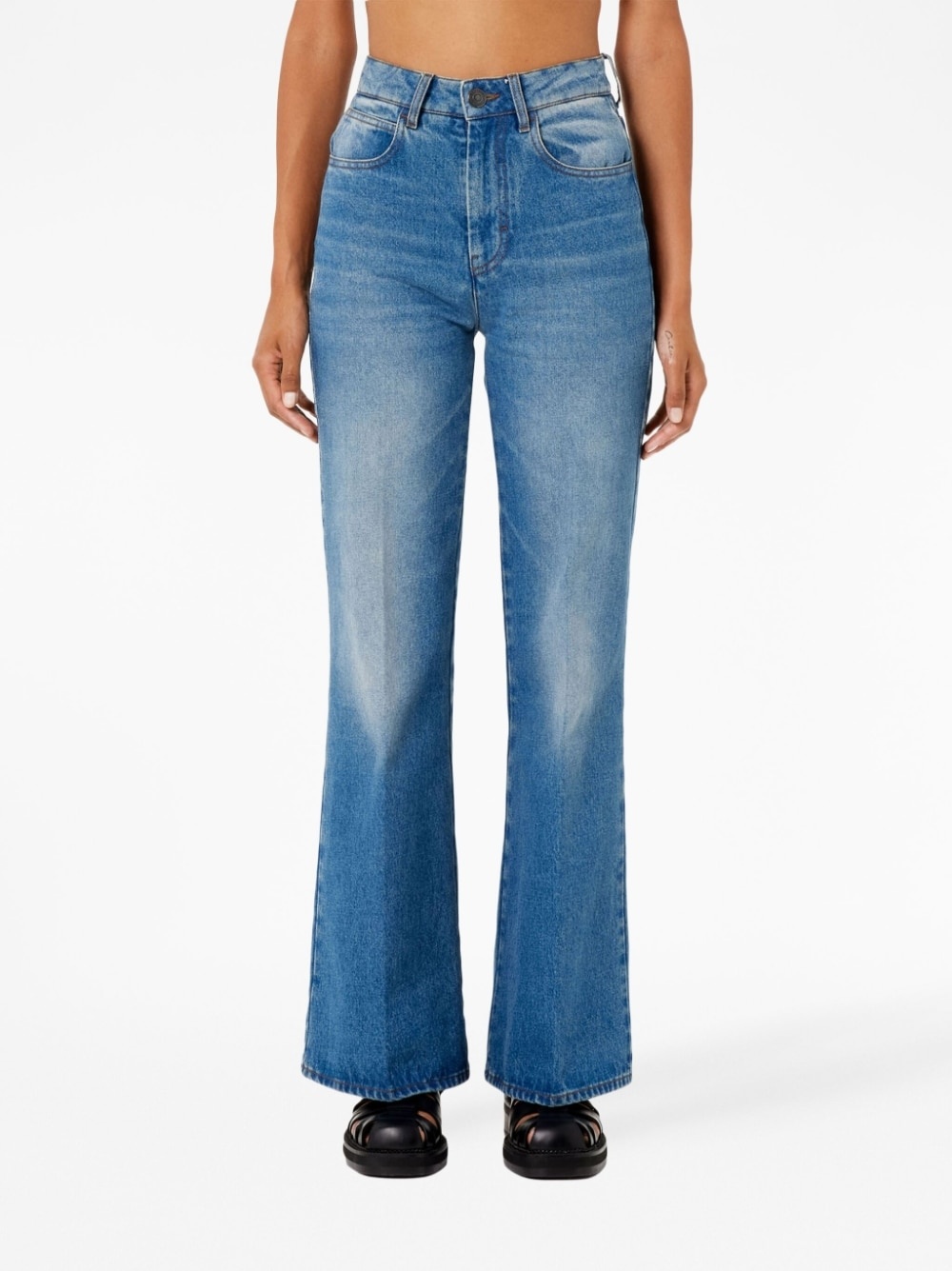 bootcut denim jeans - 2