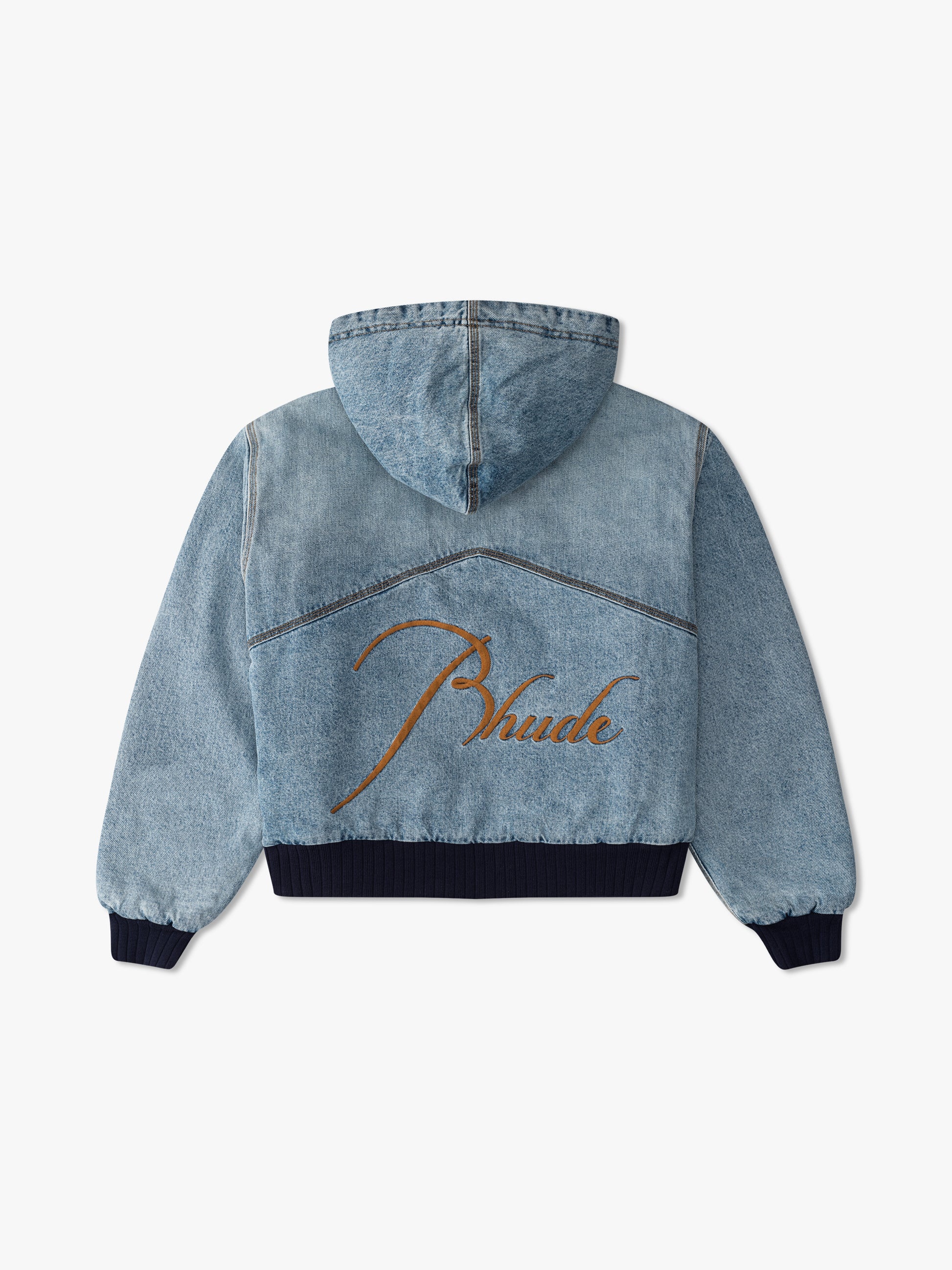 DENIM HOODIE - 5