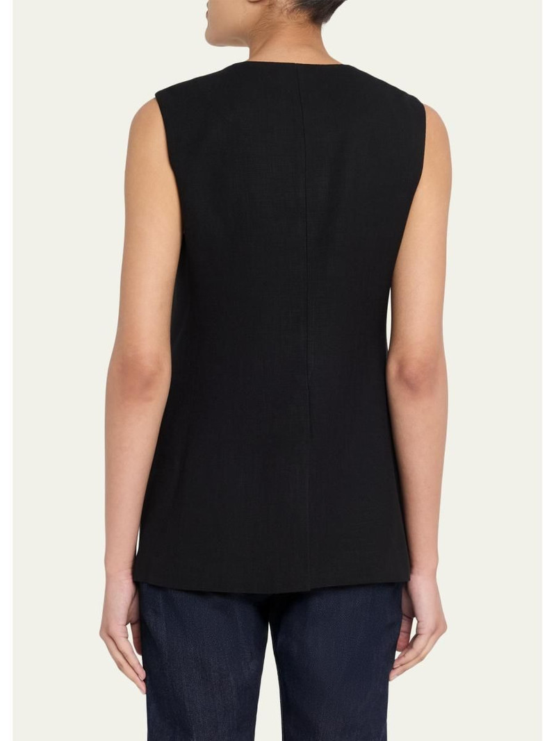 Jay Button-Down Crewneck Vest 3