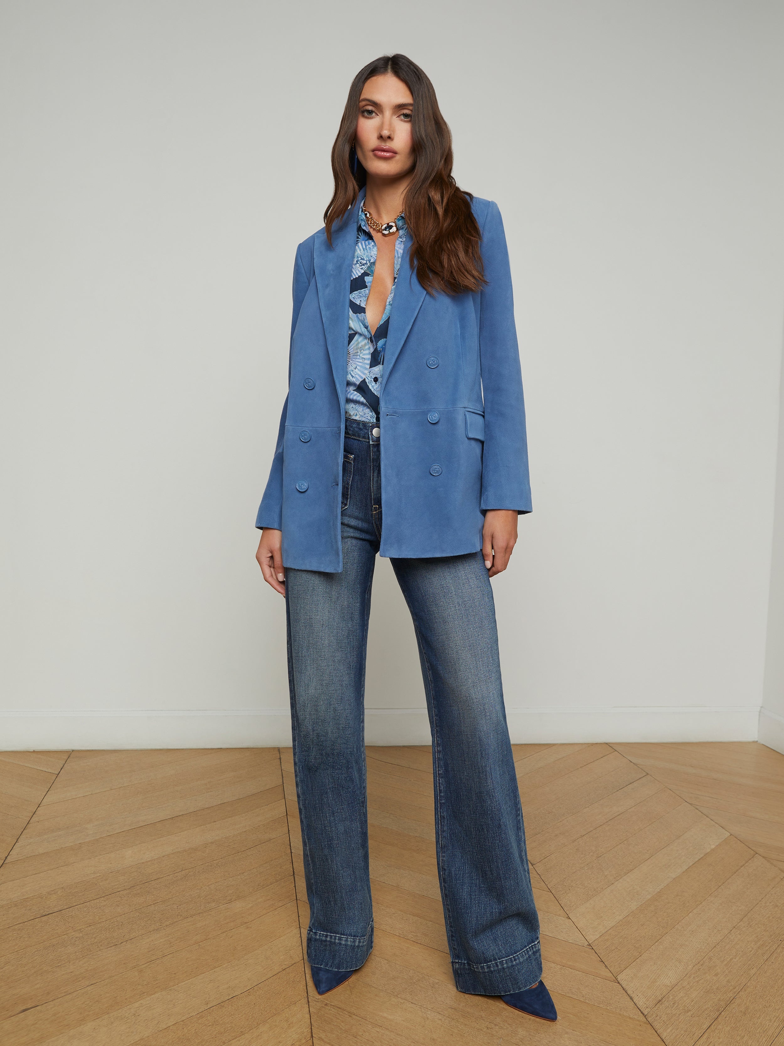 Aimee Suede Blazer - 5