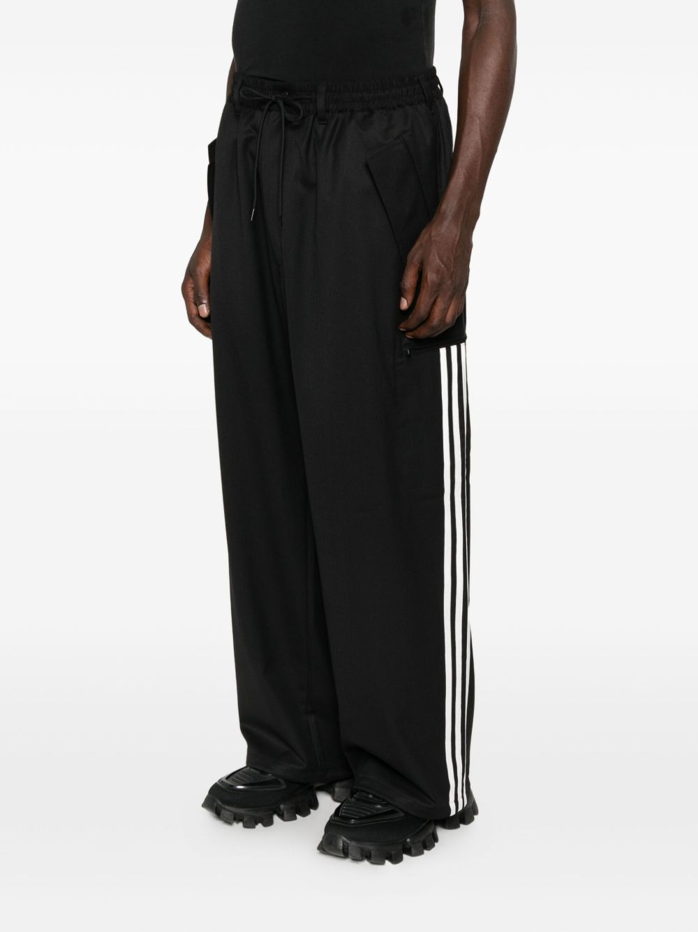 side-stripe pocket track pants - 3