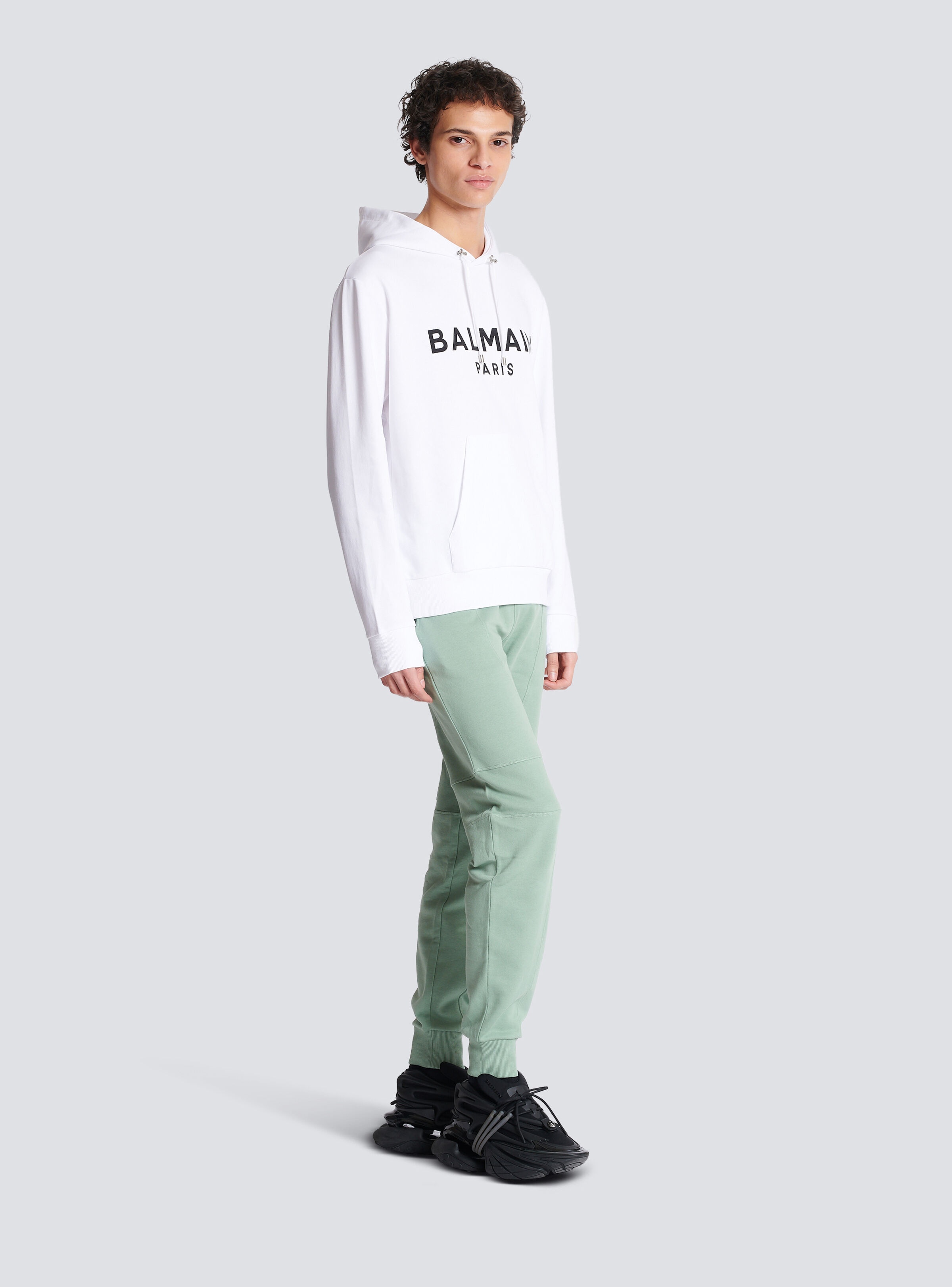 Printed Balmain Paris hoodie - 3