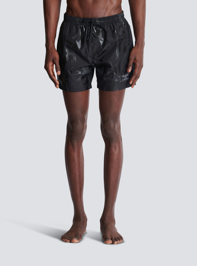 Swallow printed swim shorts 5