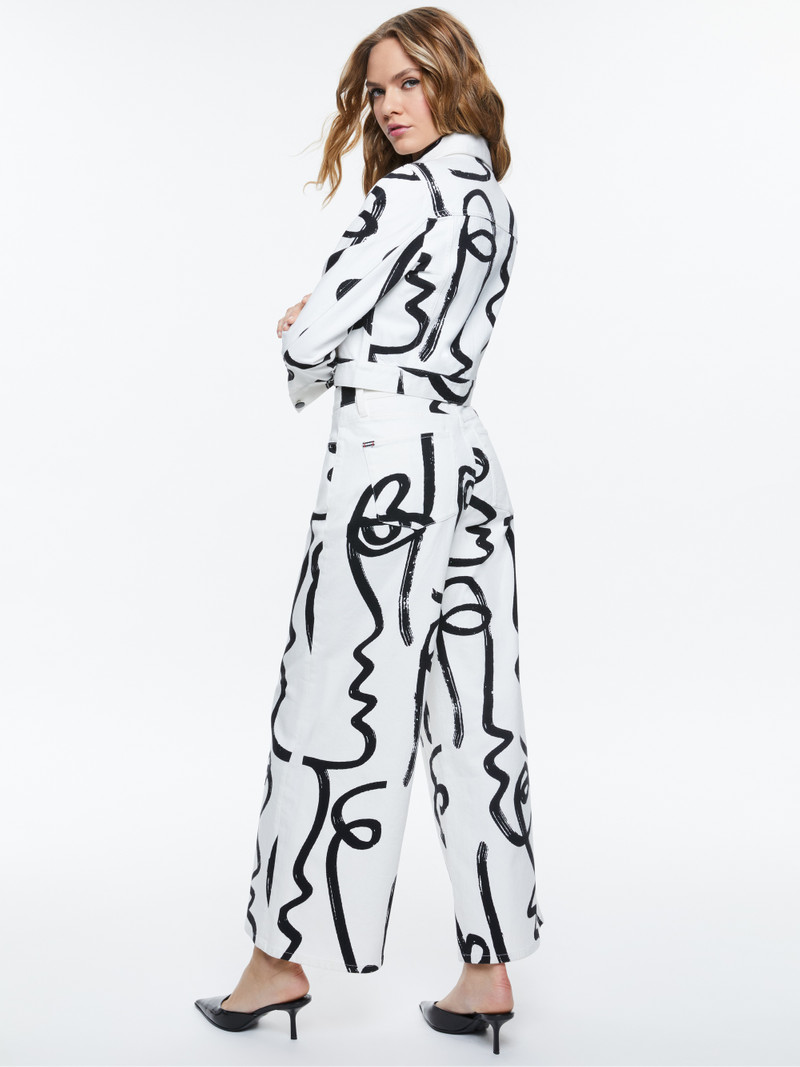 Alice + Olivia A+O X KOKETIT CHLOE BOXY CROPPED JACKET outlook
