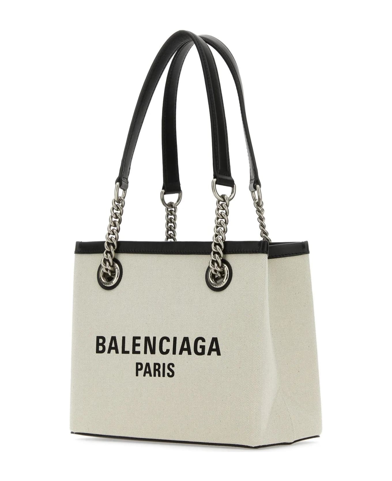 Ivory Canvas S Duty Free Shopping Bag - 2