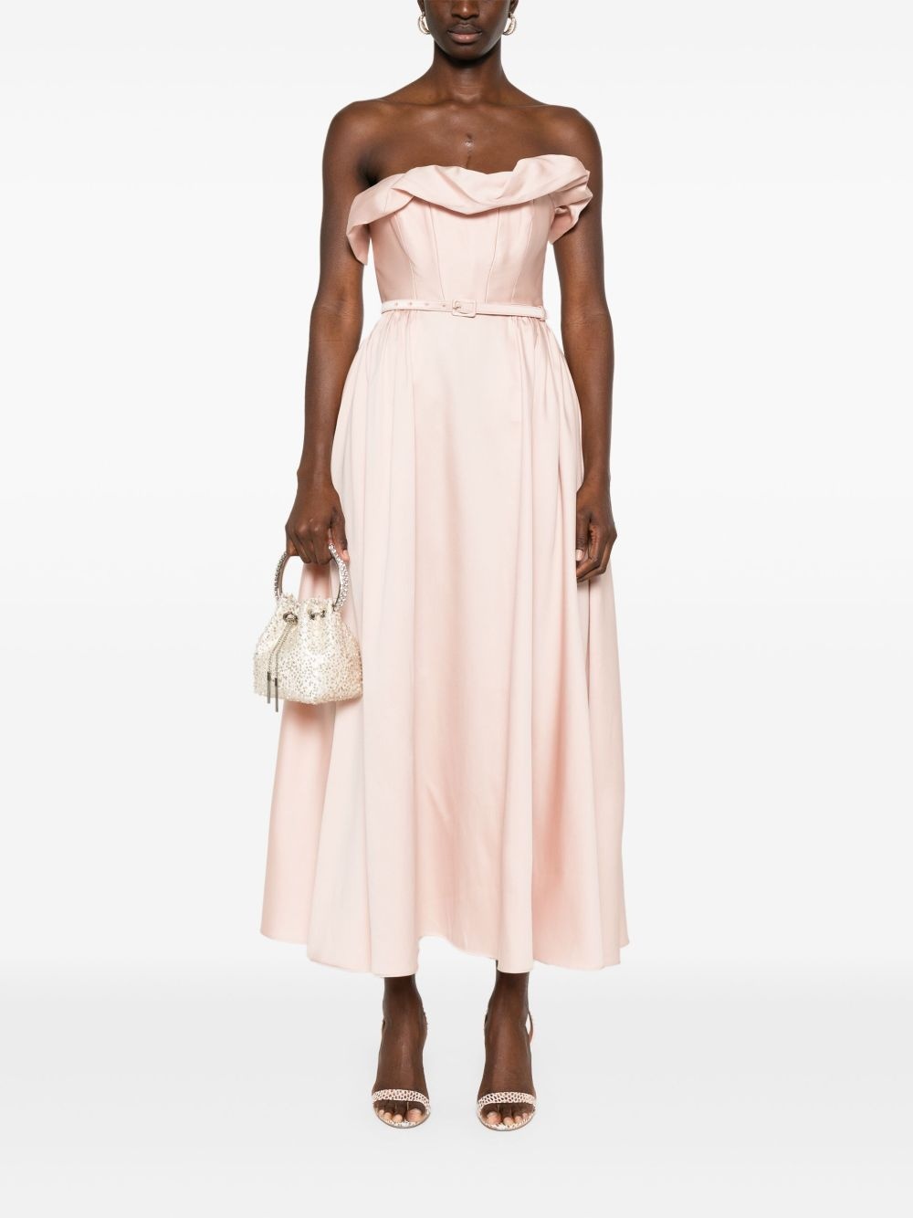 ruffle midi dress - 2