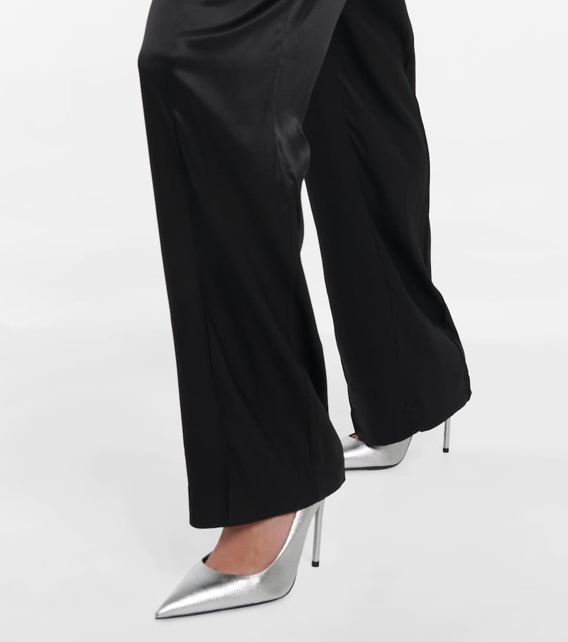 Metallic leather pumps 4