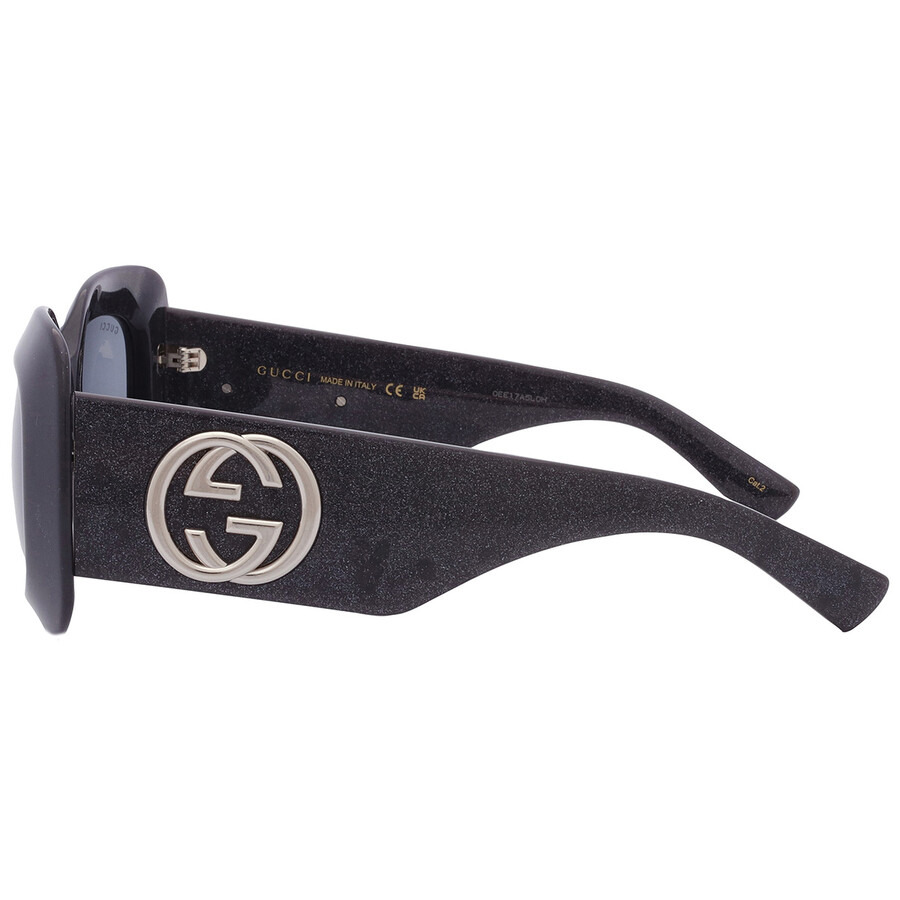 Gucci Grey Square Ladies Sunglasses GG1695S 003 51 - 5