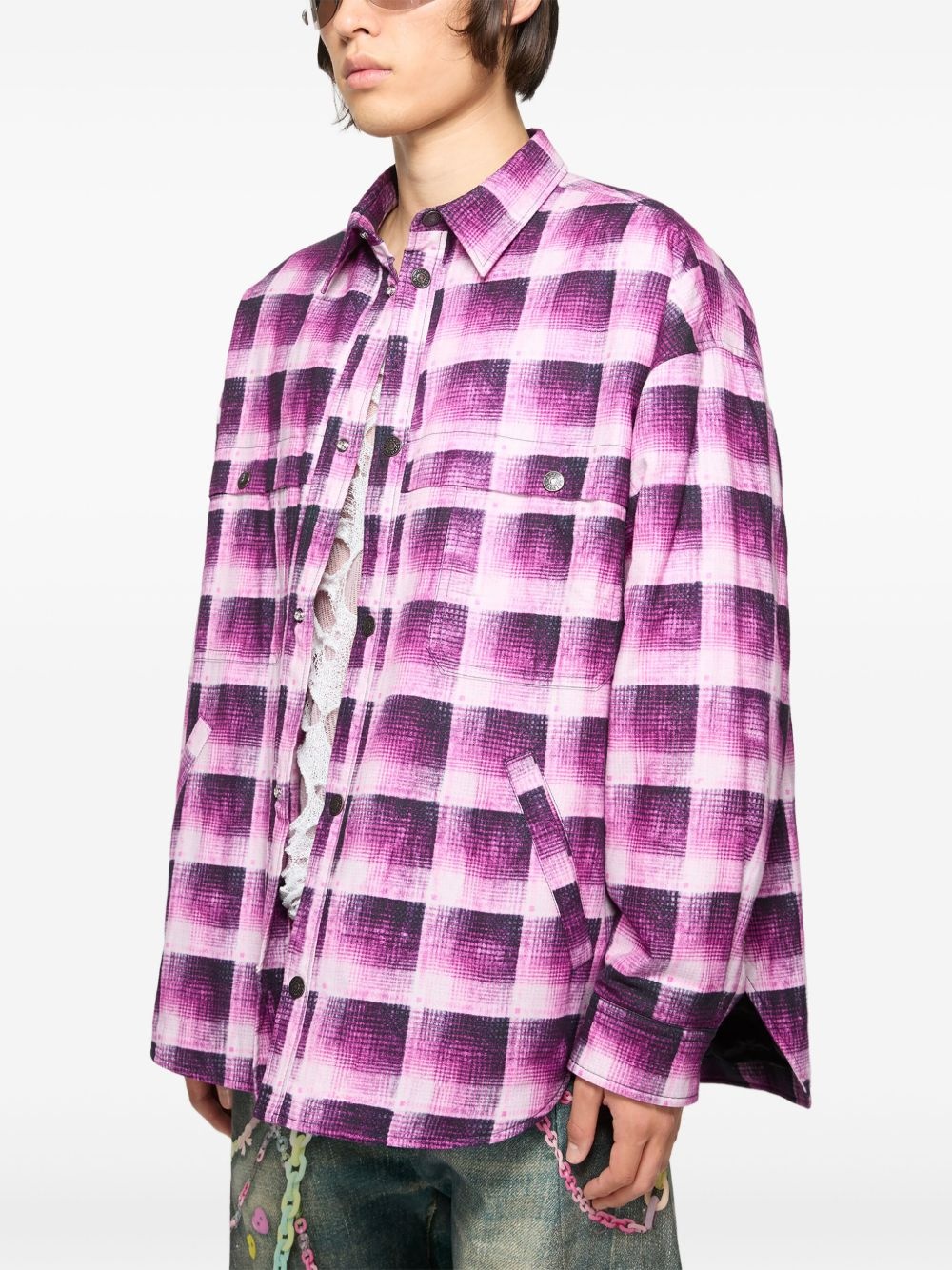 checked shirt - 4