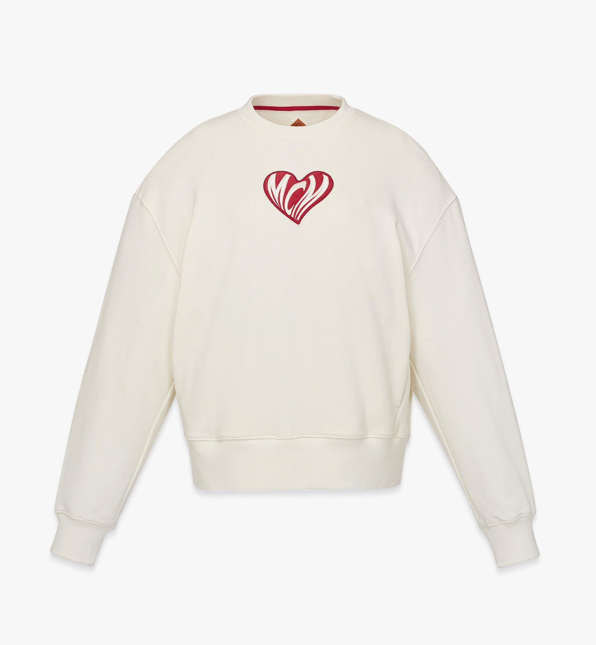 Heart Logo Sweatshirt in Organic Cotton - 1