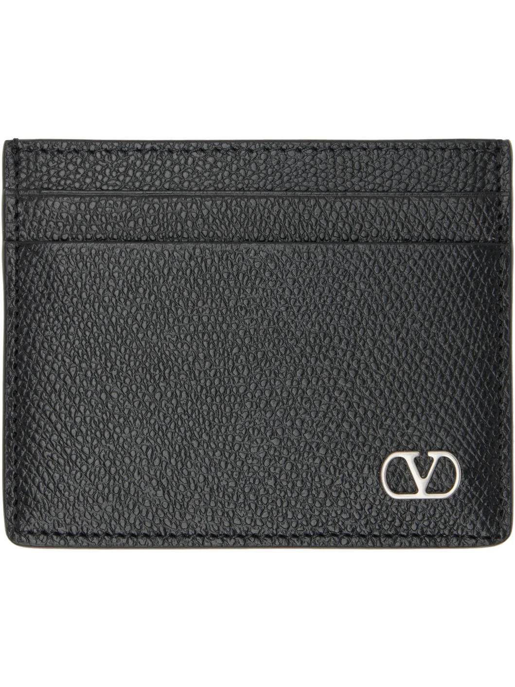 Black VLogo Siganture Card Holder - 1