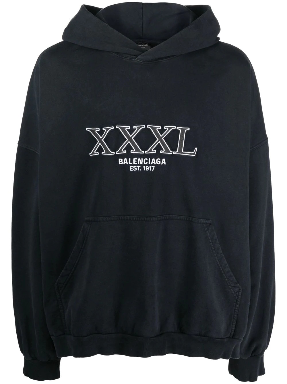 XXXL oversized cotton hoodie - 1