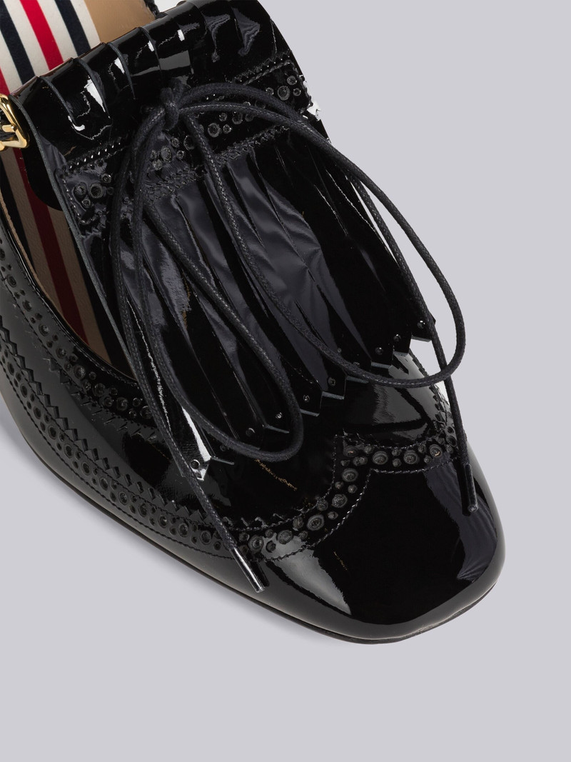 Thom Browne Soft Patent Block Heel Kilt Thom John outlook