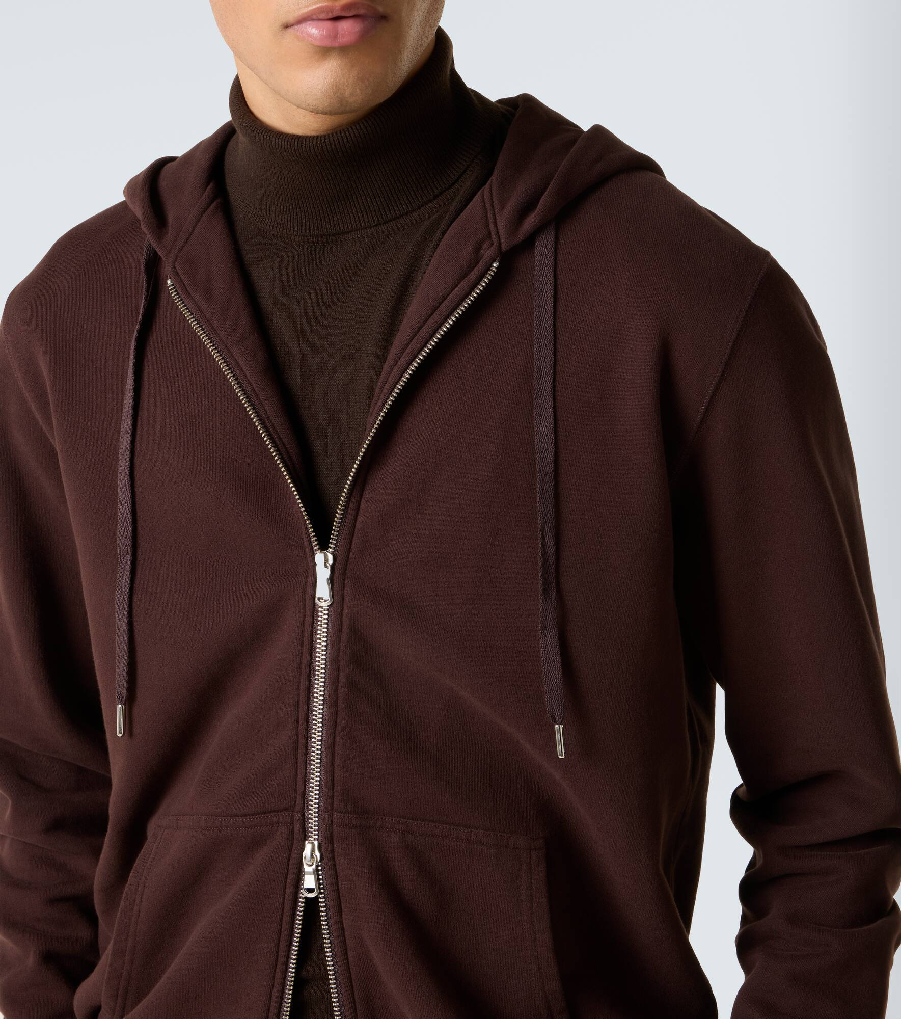 Loopback cotton hoodie - 5