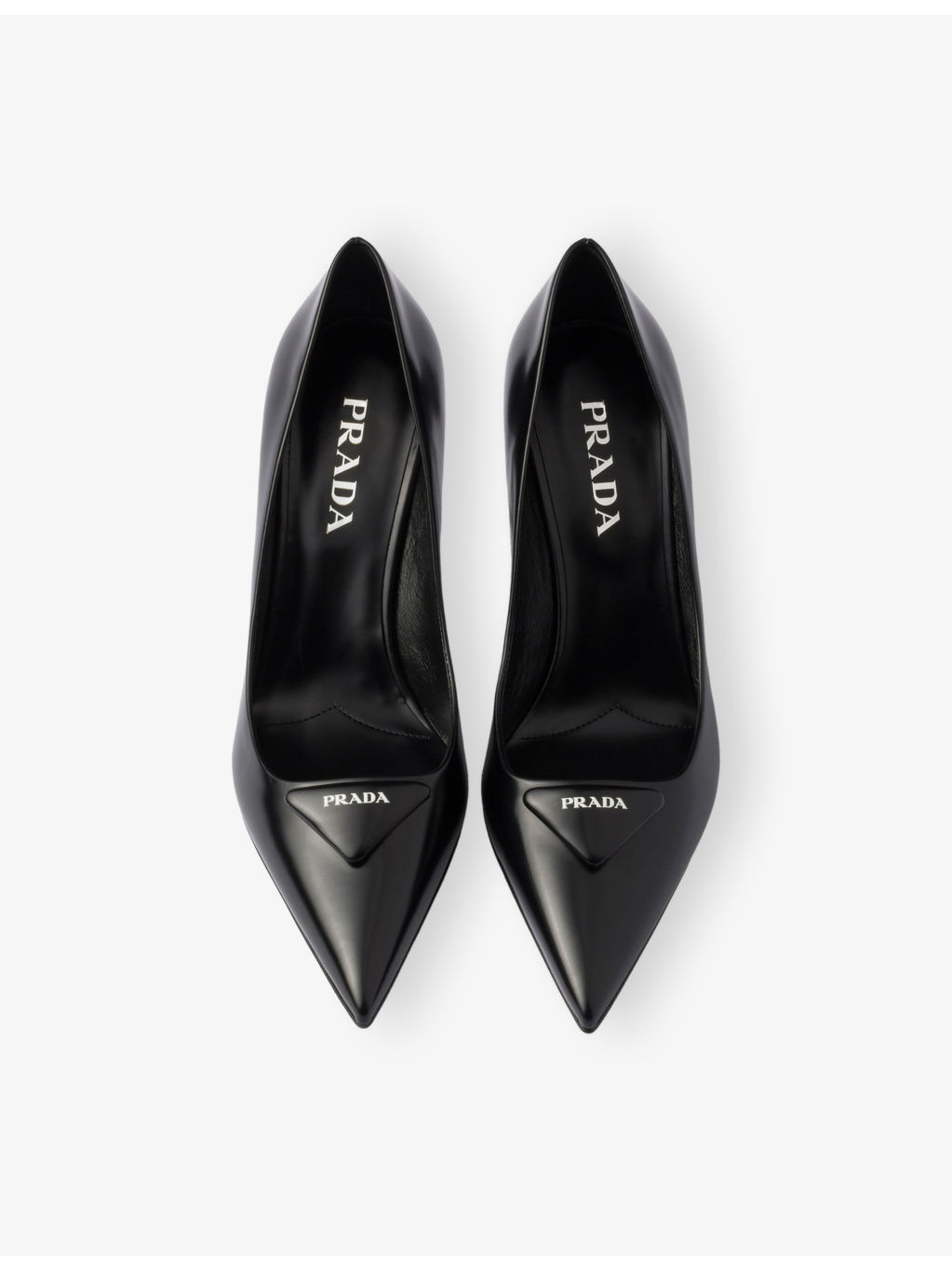 Logo-Plaque Leather Pumps - 2
