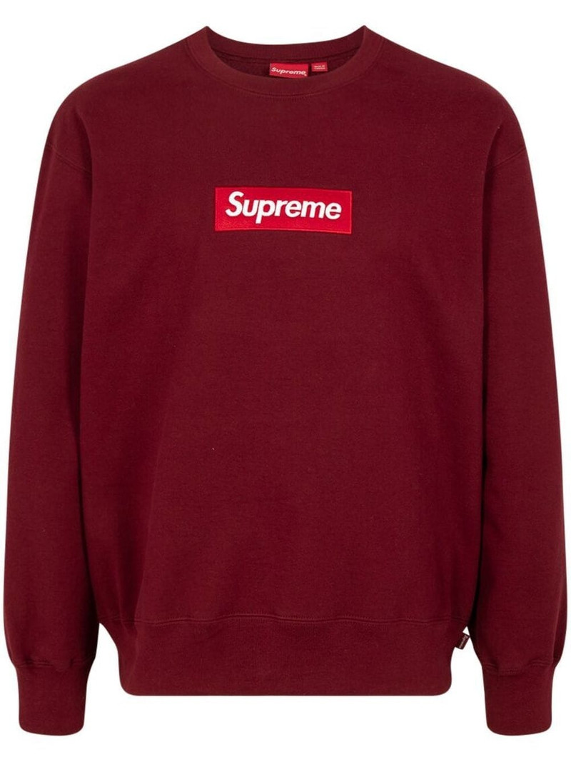 Box Logo crew neck sweatshirt 1