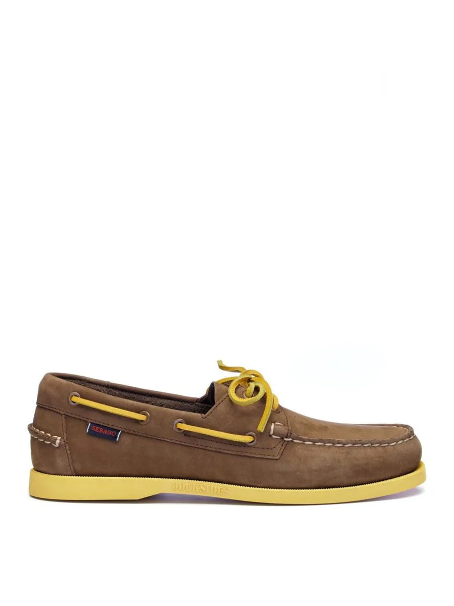 Sebago Docksides Portland Nubuk Boat Shoes - 1