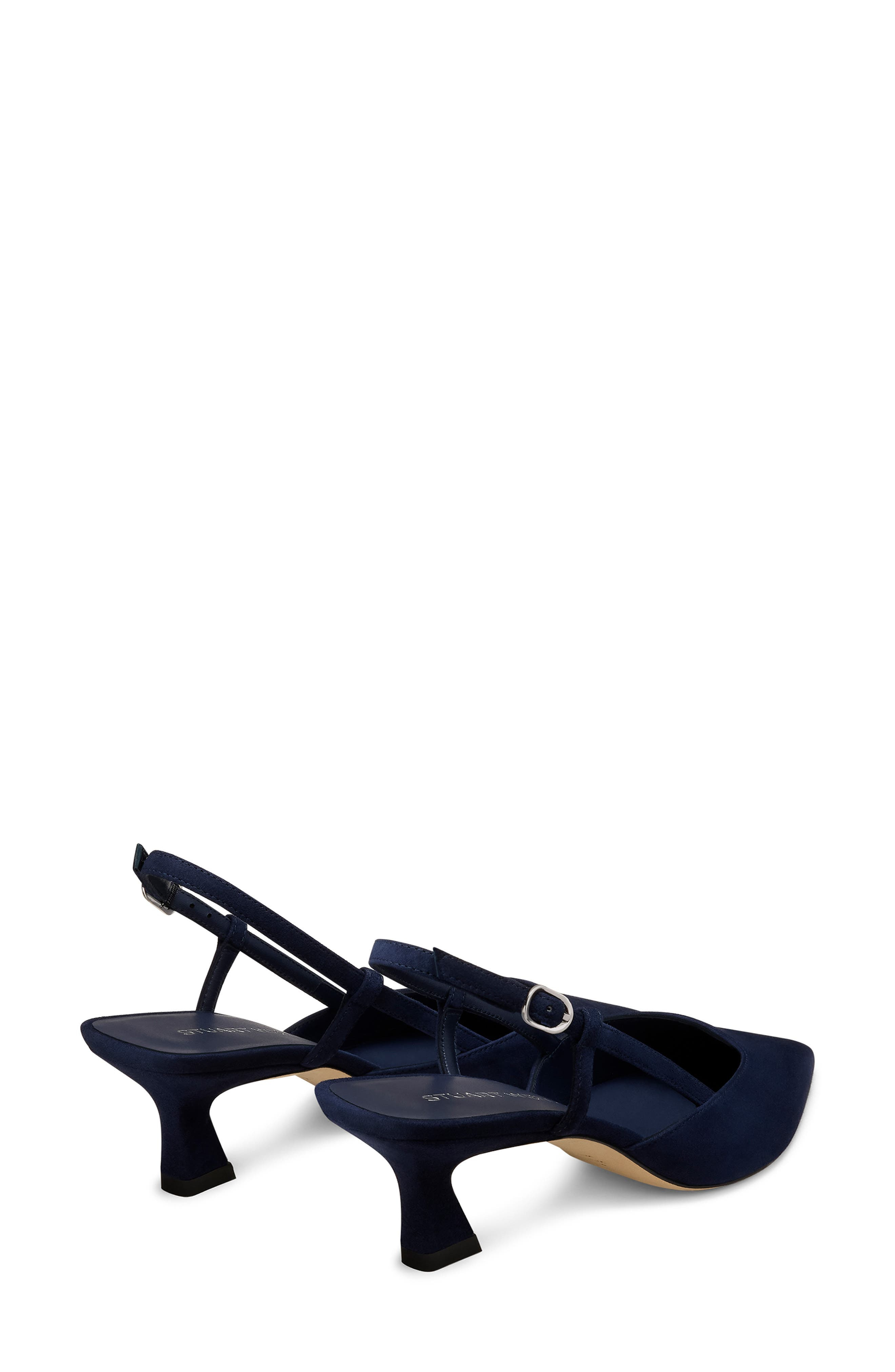 Stuart Weitzman Vinnie 50 Slingback Pump in Nice Blue at Nordstrom - 2