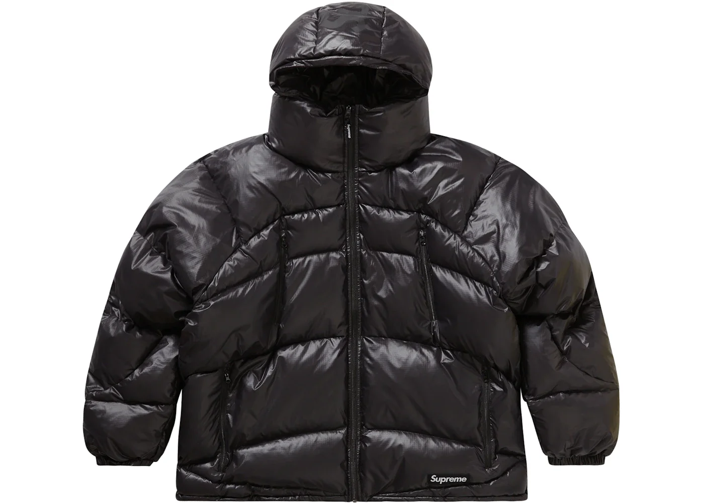 Supreme Reversible Featherweight Down Puffer Jacket Black - 1