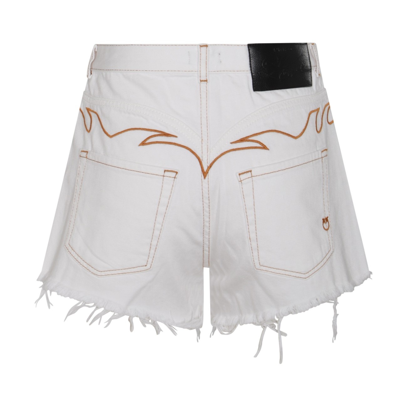 white cotton shorts - 2