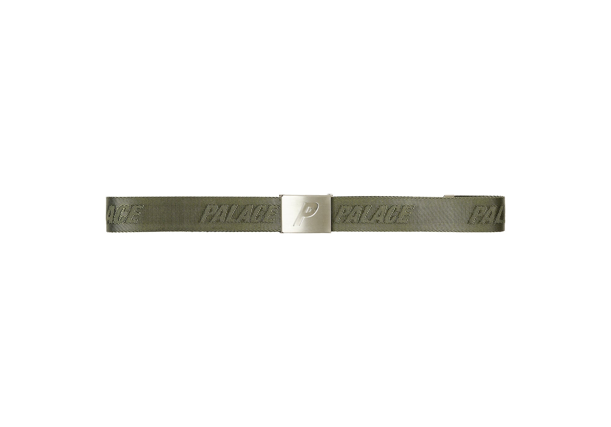 PALACE FONT SKATE BELT OLIVE - 1
