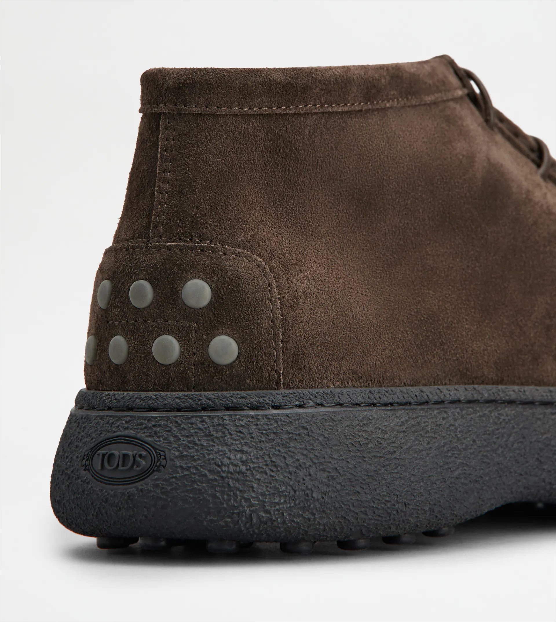 TOD'S W. G. ANKLE BOOTS IN SUEDE - BROWN - 5