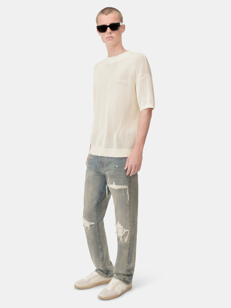 AMIRI AMIRI CROCHET MESH TSHIRT outlook