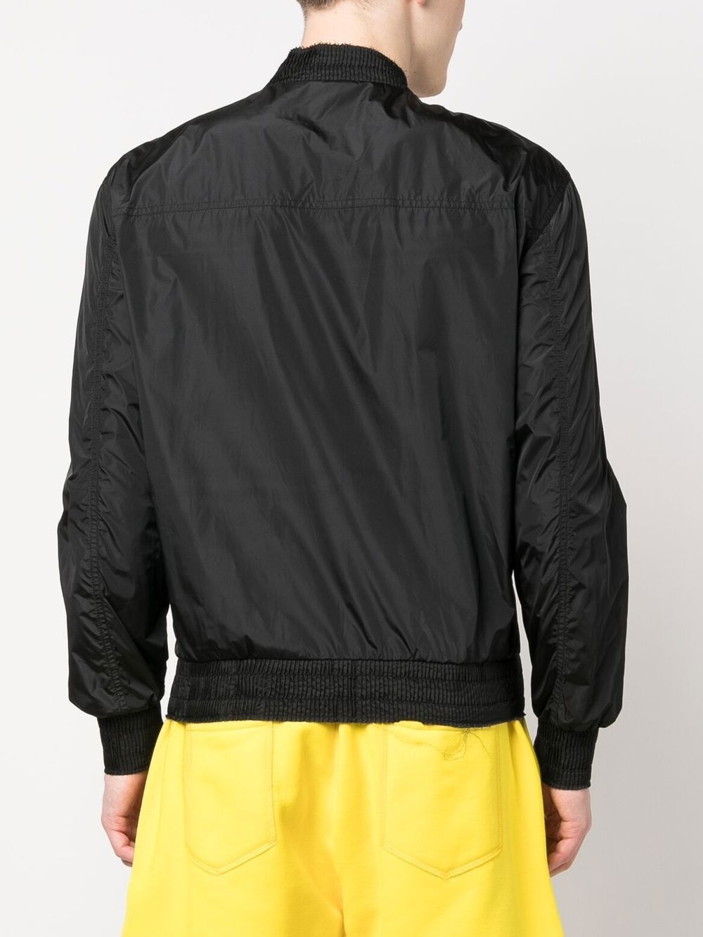 logo-print bomber jacket - 4