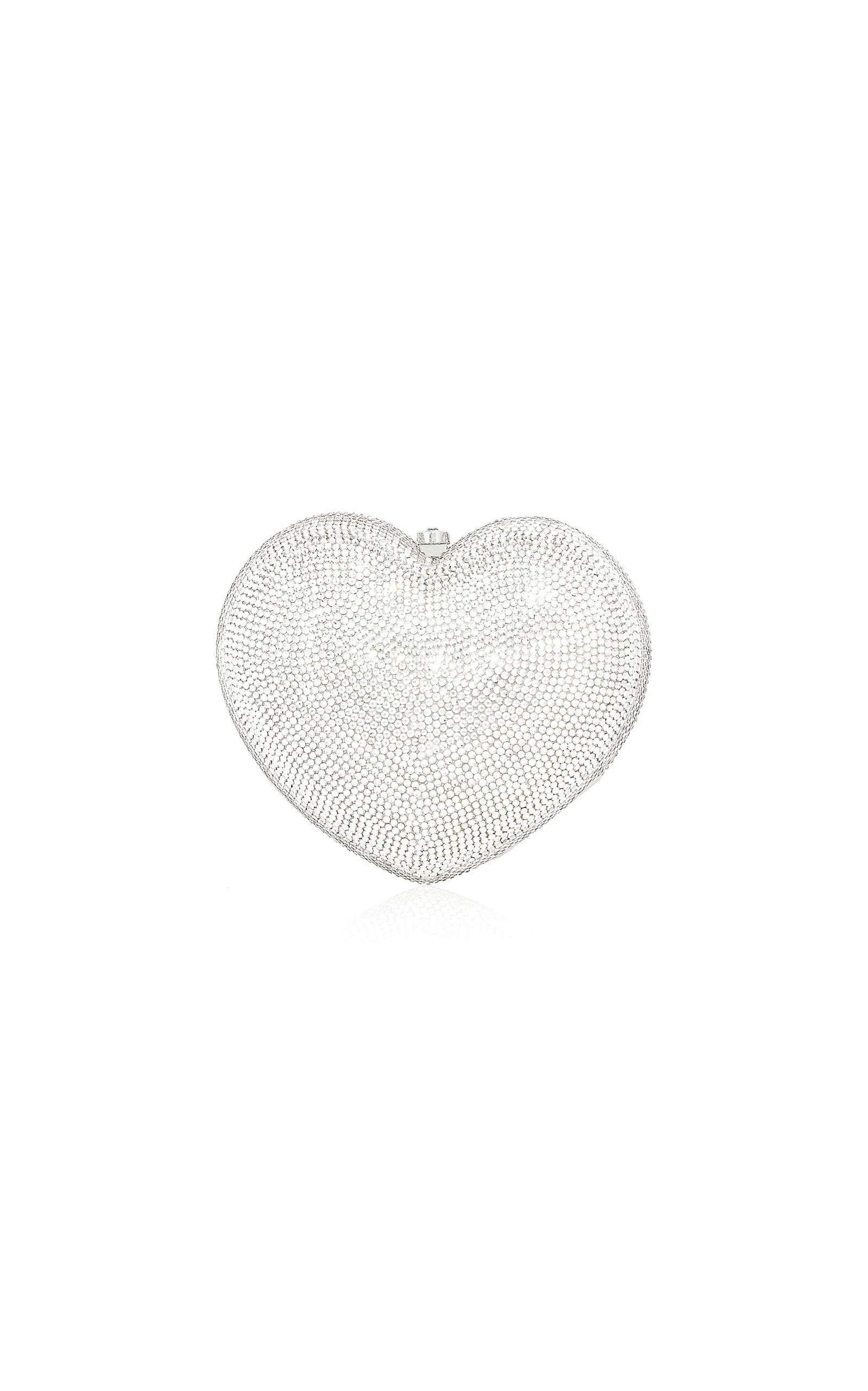Petit Coeur L'amour Prosecco Crystal Clutch silver - 1