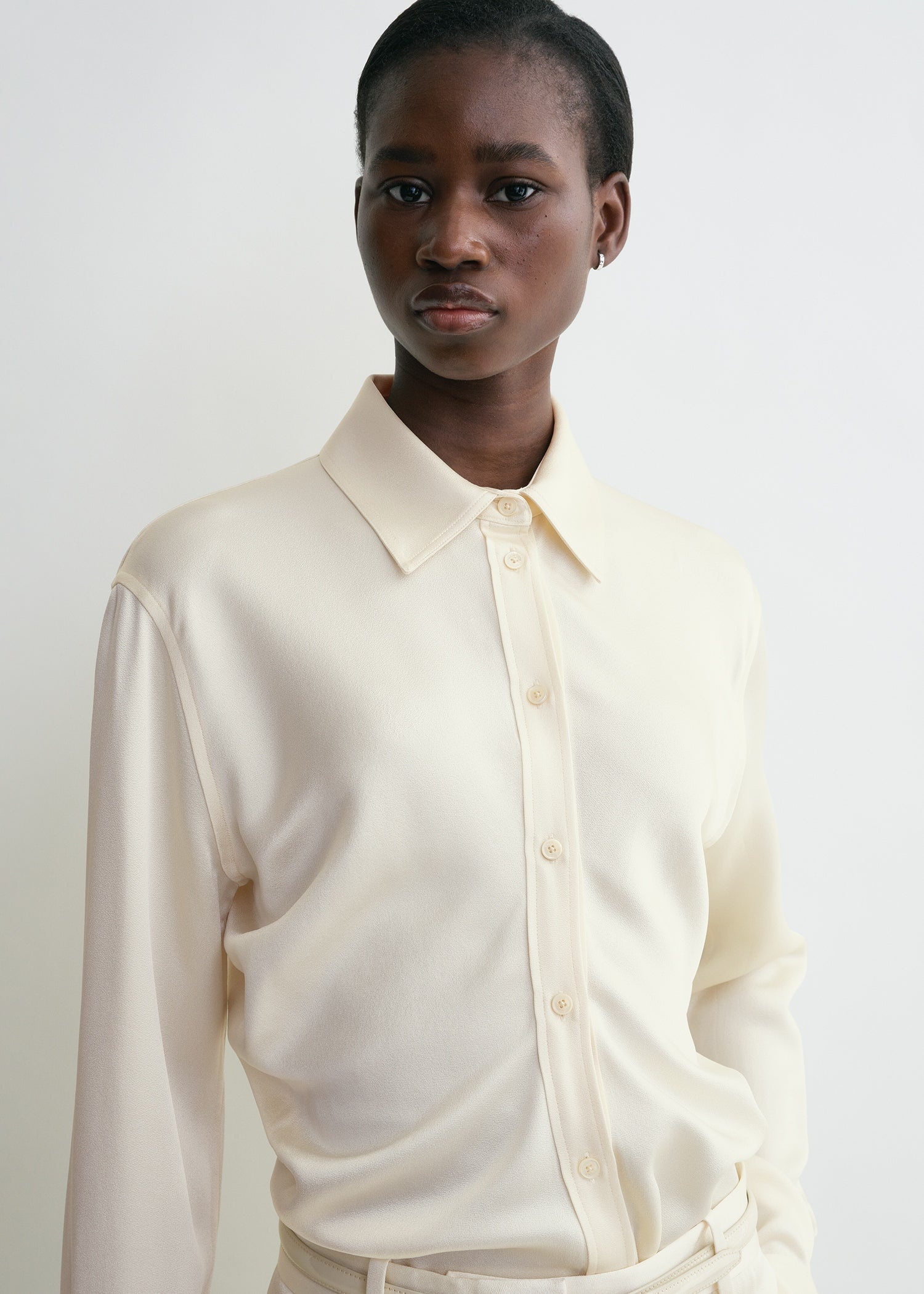 Slouch waist shirt macadamia - 6