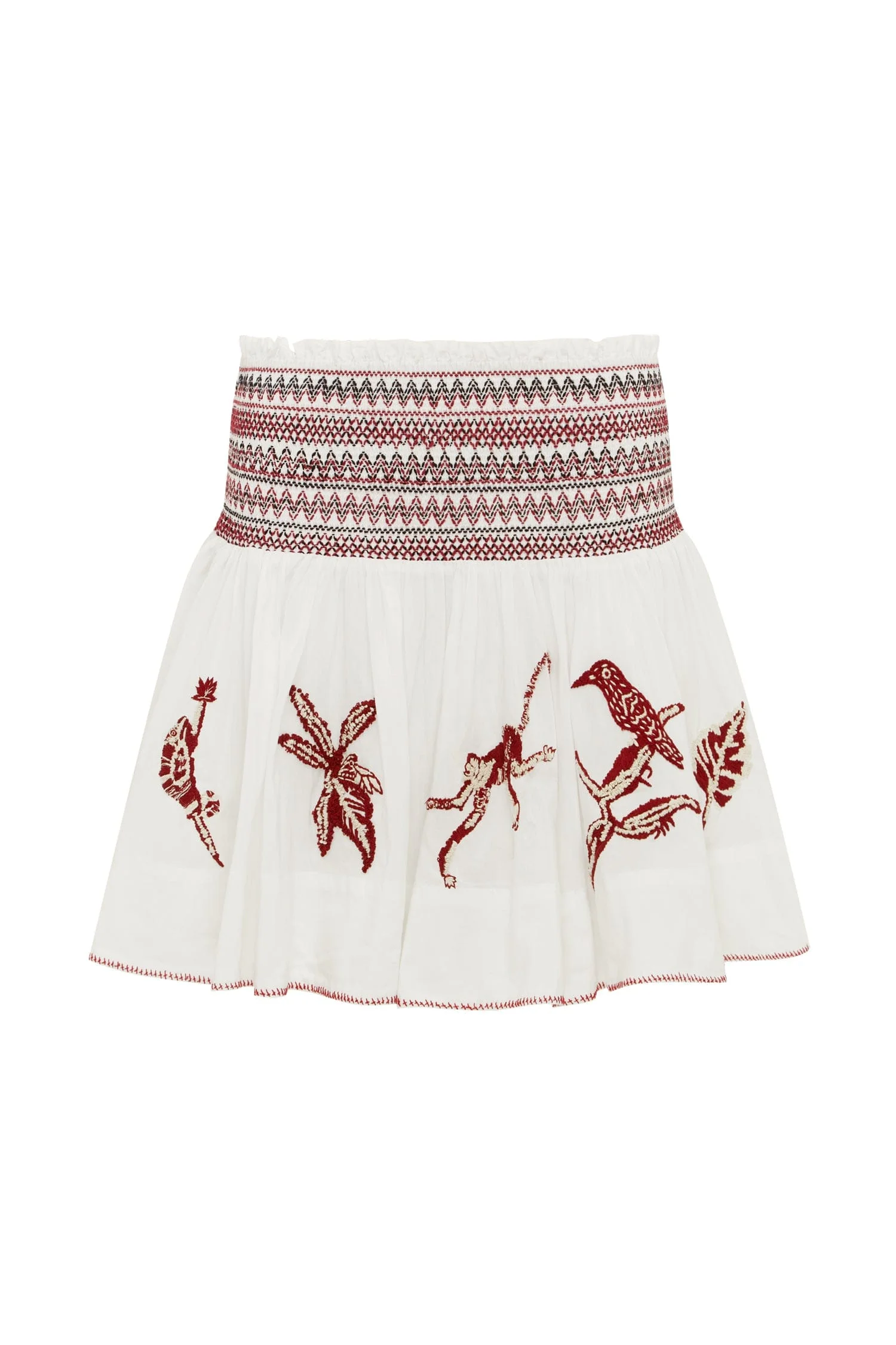 Odie Embroidered Skirt - 1