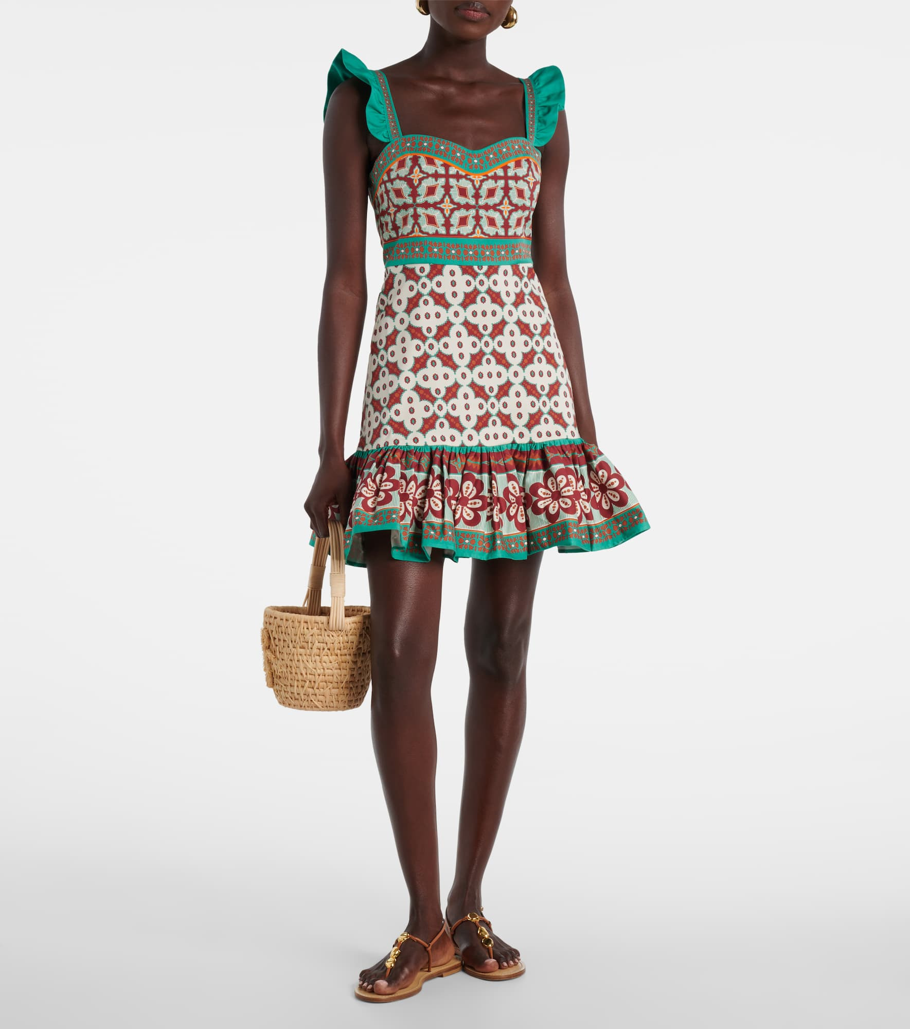 Mini Gingerbread printed minidress - 2