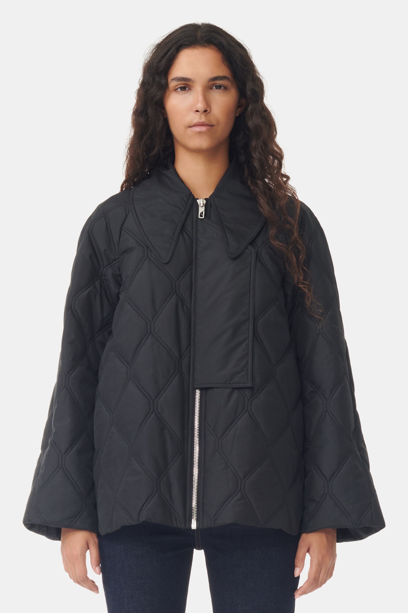 BLACK RIPSTOP QUILT JACKET - 2