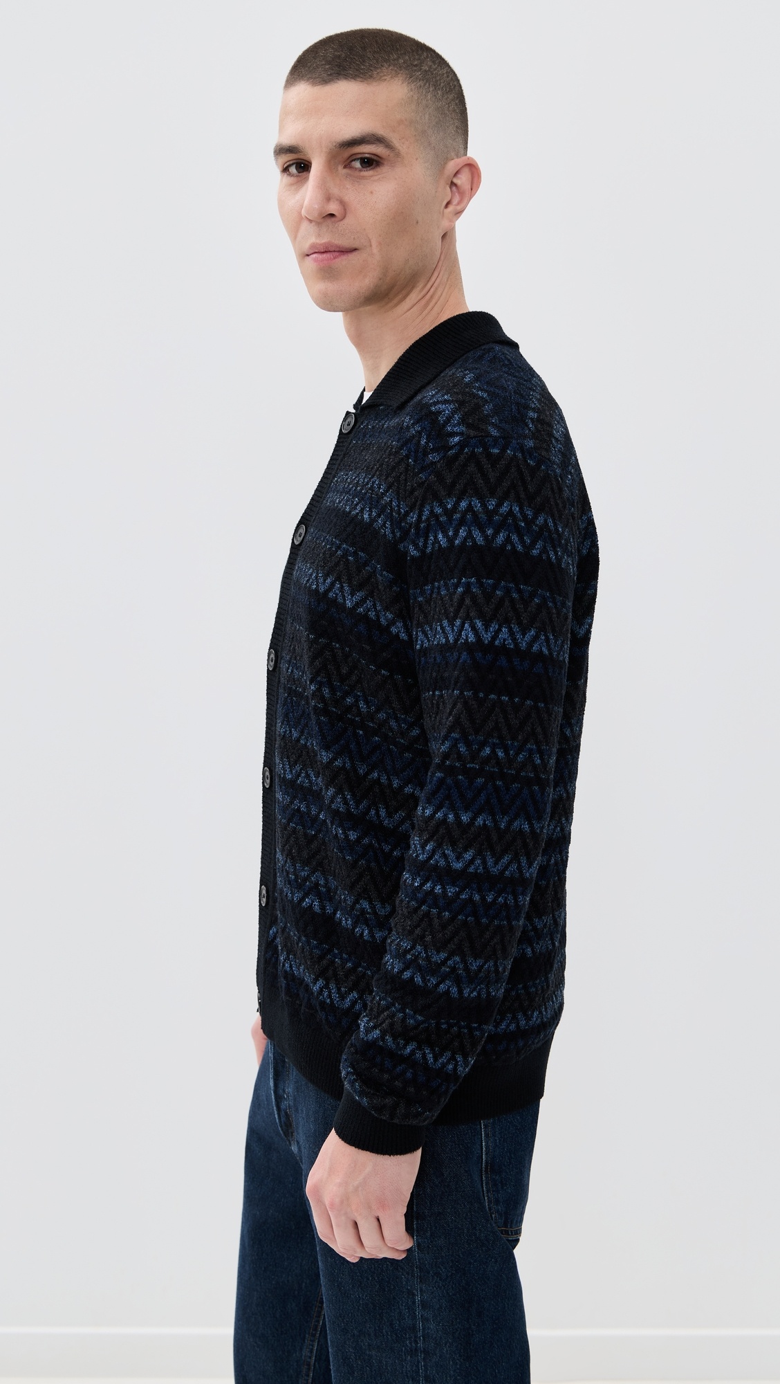 Buttoned Cardigan - 3