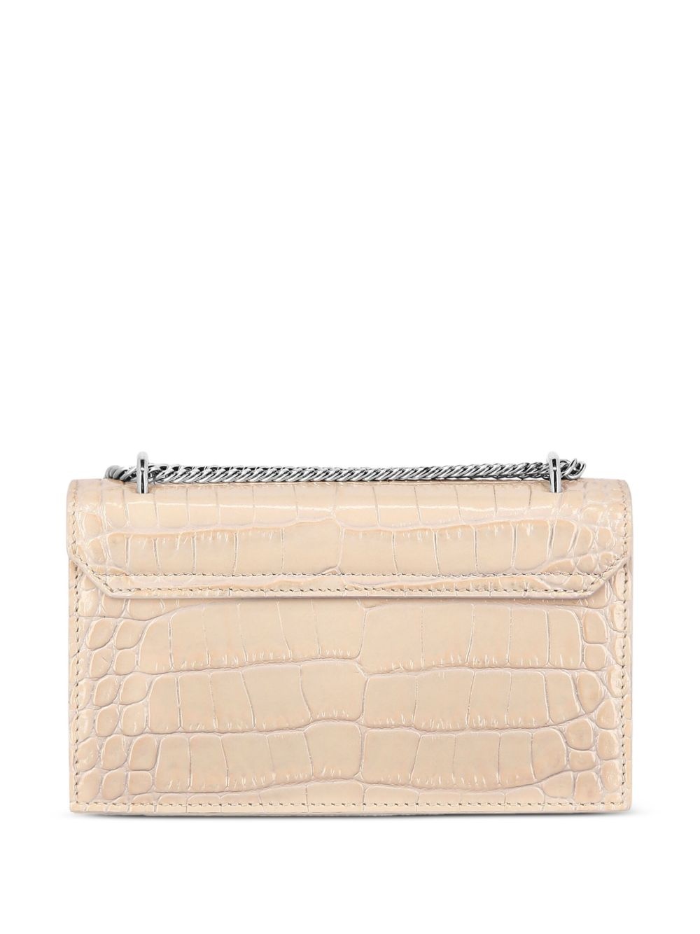 Croco-printed leather mini bag - 2