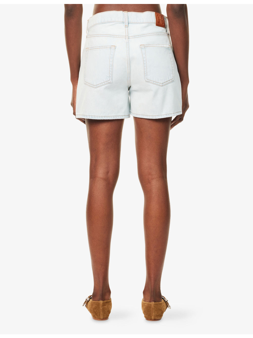 Dalton High-Rise Denim Shorts - 4