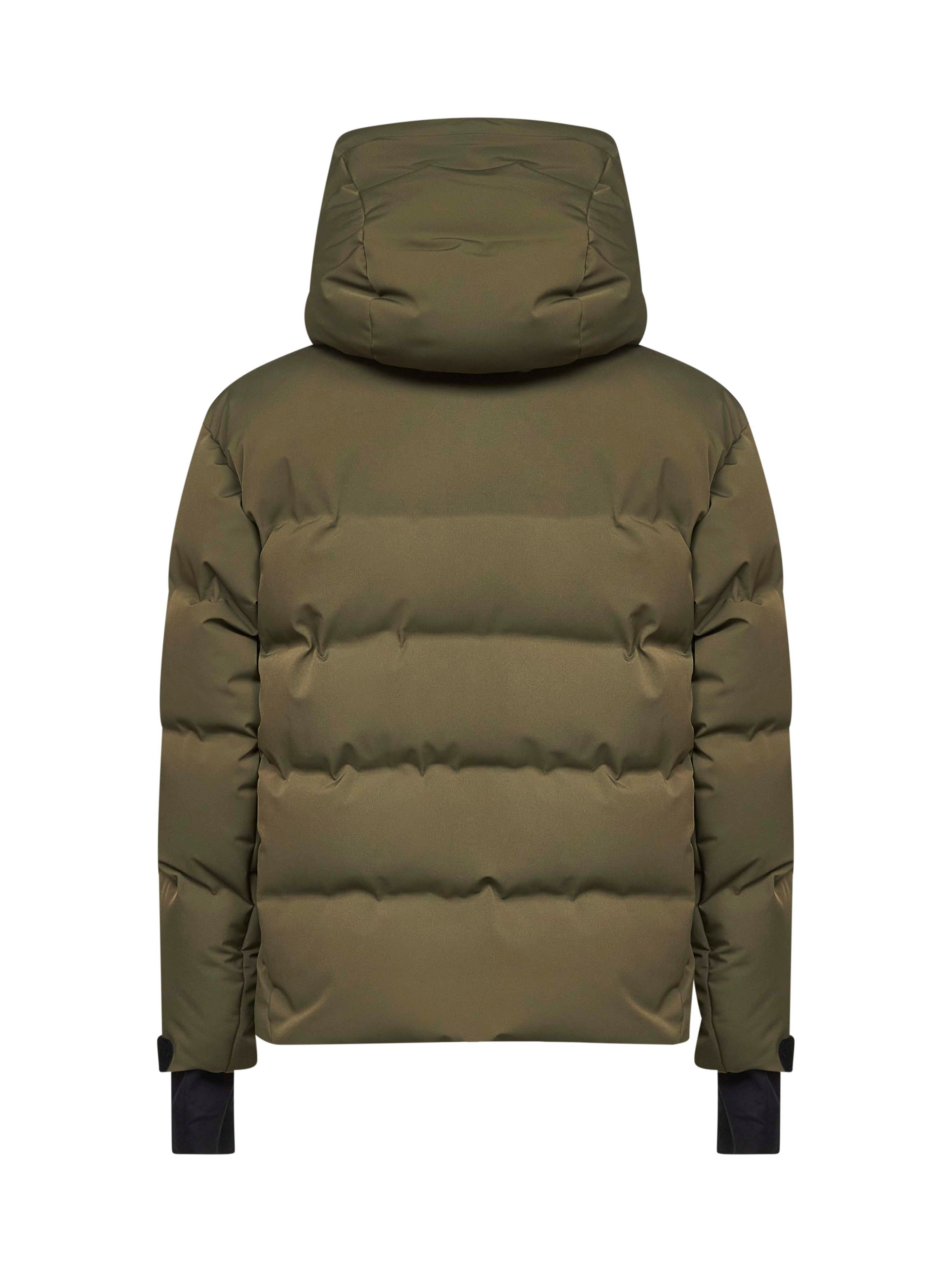 Green Fellberg hooded down jacket - 2