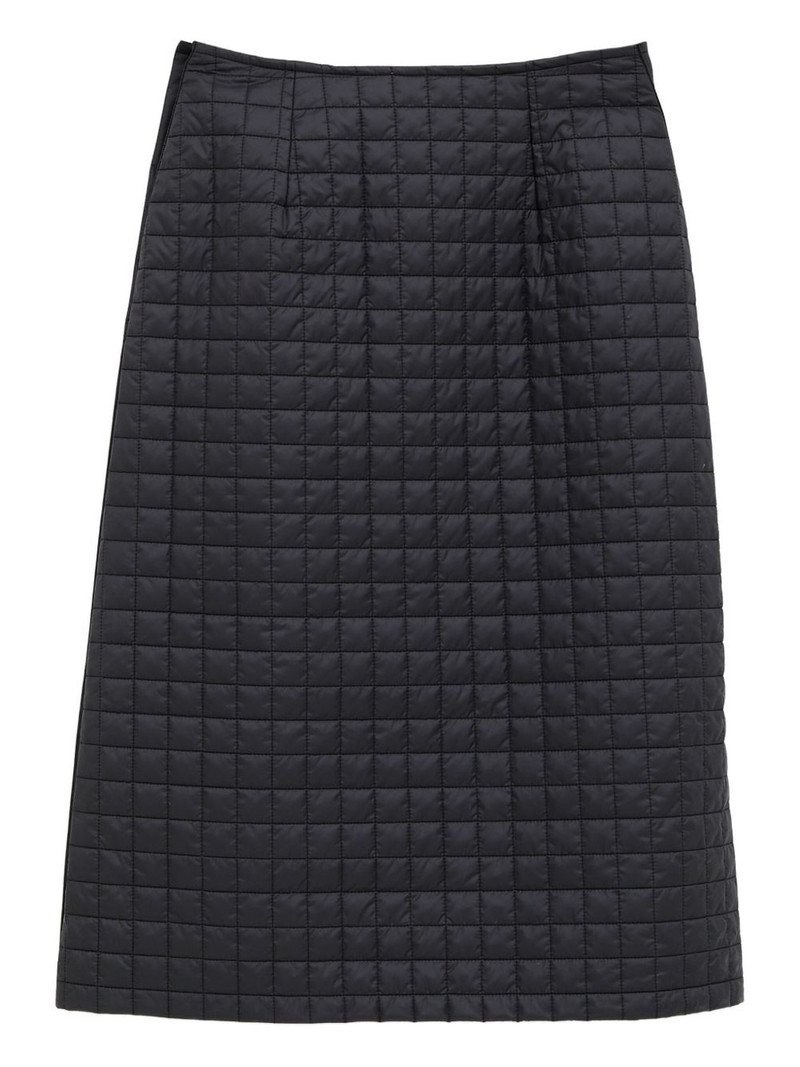 Moncler press-stud quilted midi skirt outlook