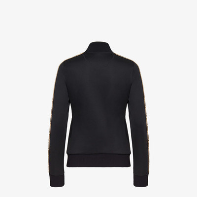 FENDI Black jersey sweatshirt outlook